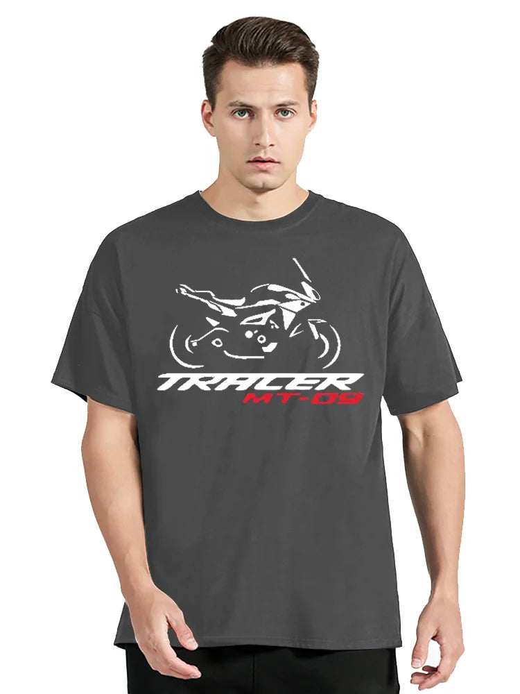 Motorcycle Oversized Graphic T-Shirt – Unisex Cotton Streetwear Tee | S to XXXL