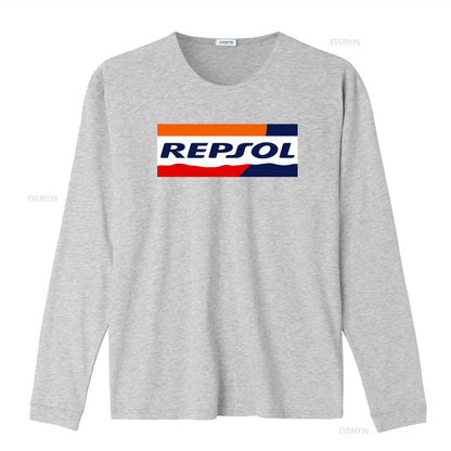 Racing Livery Graphic Print Cotton T-Shirt – Unisex Moto Fan Tee