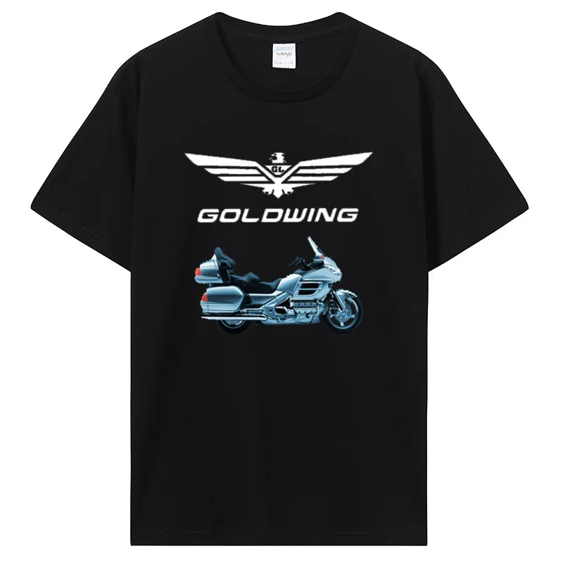 Motorcycle Graphic T-Shirt – Cotton Casual Rider Tee