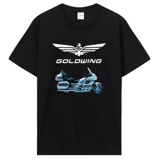 Motorcycle Graphic T-Shirt – Cotton Casual Rider Tee