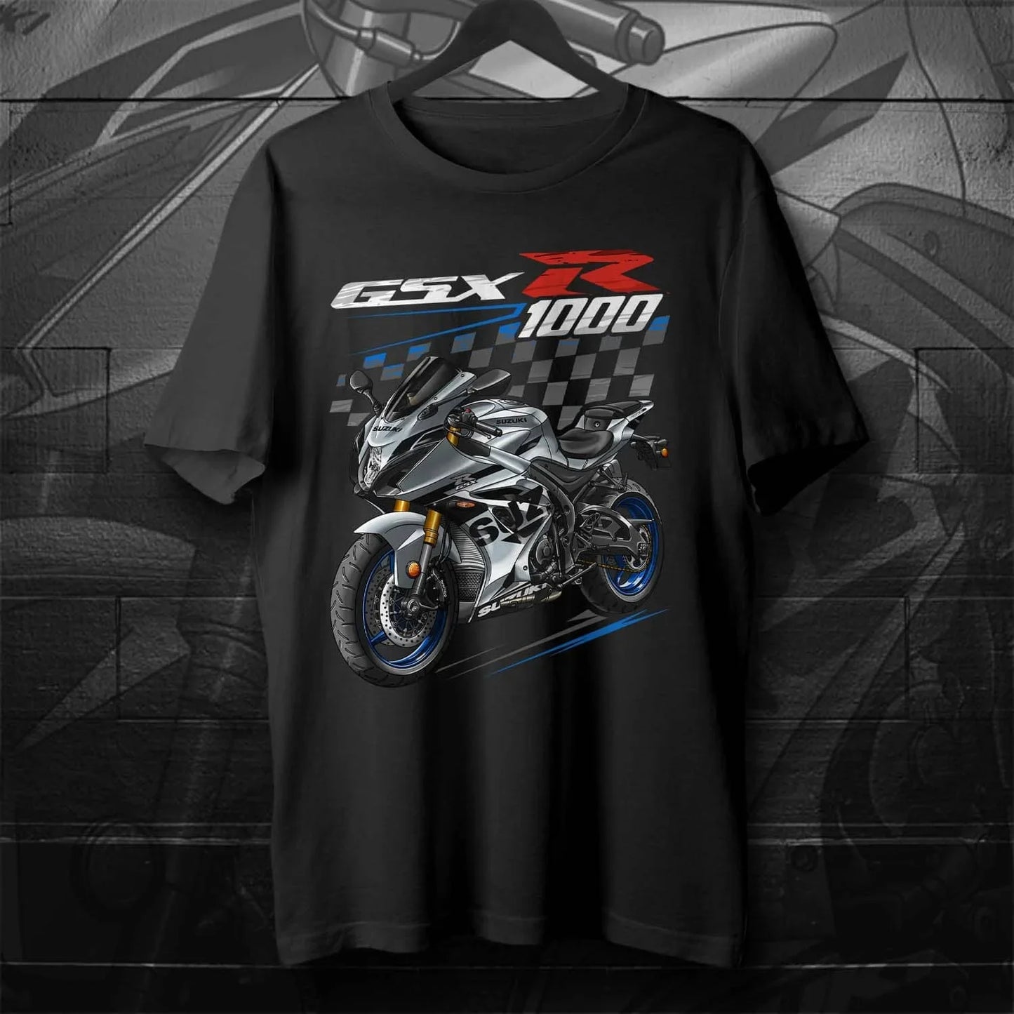 Motorcycle Graphic T-Shirt – 100% Cotton Short Sleeve Tee