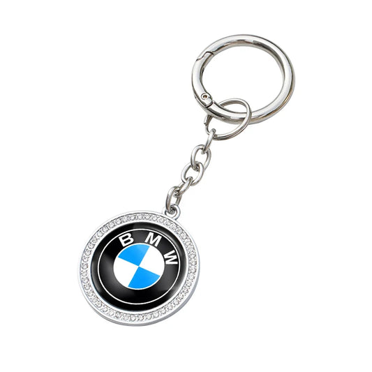 Rhinestone Premium Keychain Motorcycle