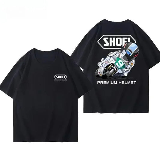 Motorcycle Racing Print T-Shirt – Breathable Quick Dry S–4XL
