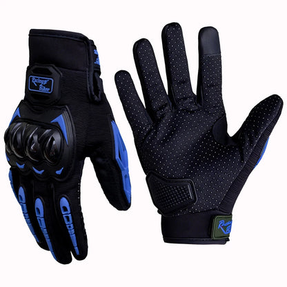 Full Finger Motorcycle Gloves – Knuckle Armor Touch Screen
