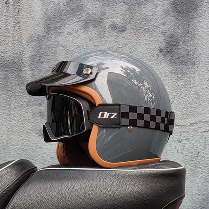 Retro 3/4 Open Face Motorcycle Helmet – DOT Certified | Unisex