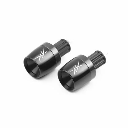 Motorcycle Handlebar End Caps – Anodized Aluminum Pair