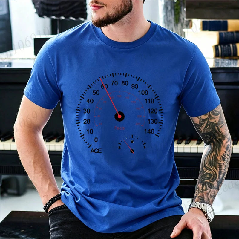 Speedometer Graphic T-Shirt – Funny Car & Moto Enthusiast Tee