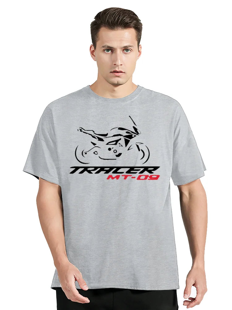 Motorcycle Oversized Graphic T-Shirt – Unisex Cotton Streetwear Tee | S to XXXL