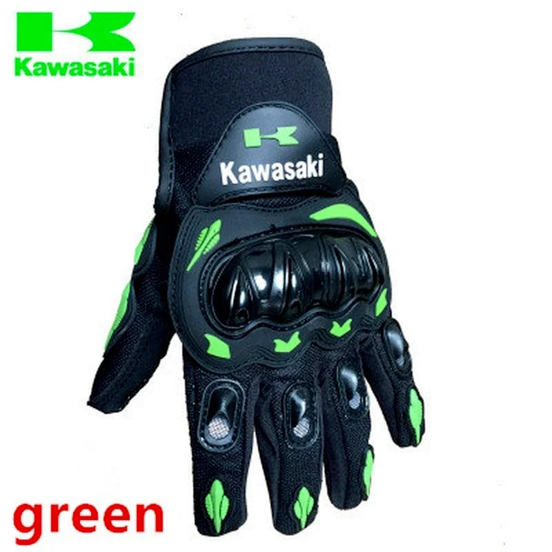 Racing Team Motorcycle Full-Finger Gloves – Anti-Slip Protection