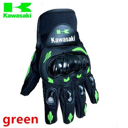 Racing Team Motorcycle Full-Finger Gloves – Anti-Slip Protection
