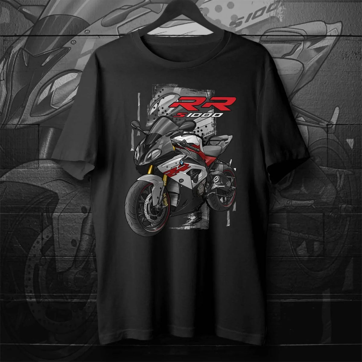 レトロ バイクグラフィック Tシャツ 綿100% 半袖 – メンズ ストリートウェア