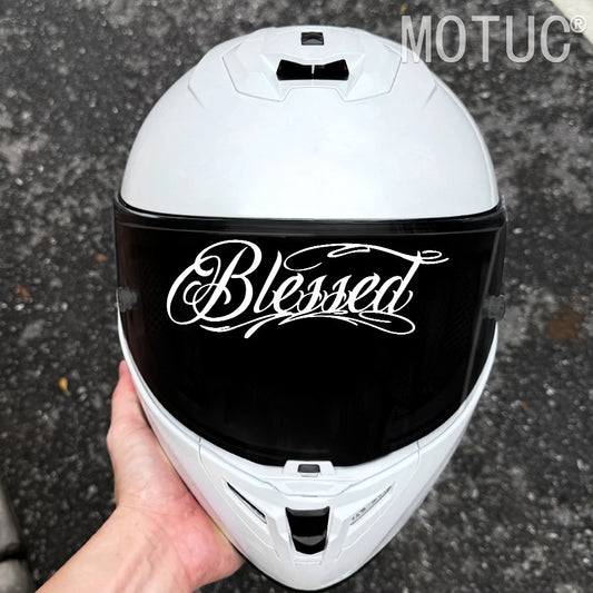Blessed Motorcycle Sticker – Waterproof Vinyl Decal