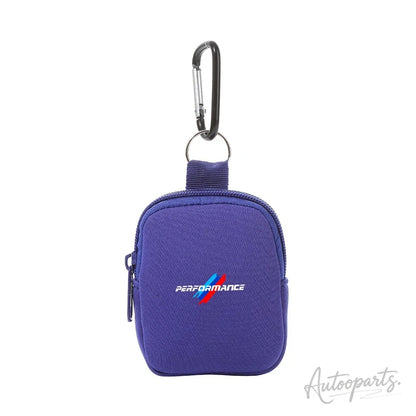 Performance Mini Coin Purse – Zipper Key Pouch with Carabiner Clip