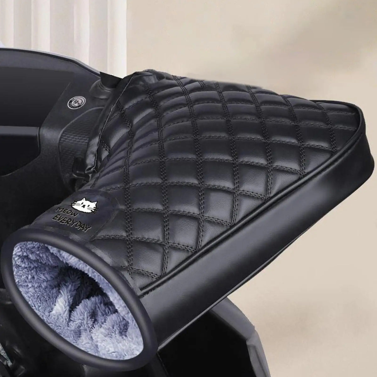 Manchons de guidon pour moto — Coupe-vent et imperméables | Doublés en polaire | Moufles de conduite hivernale | Unisexes