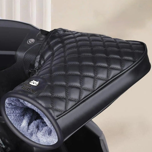 Motorcycle Handlebar Muffs — Windproof & Waterproof | Fleece-Lined | Winter Riding Mitts | Unisex