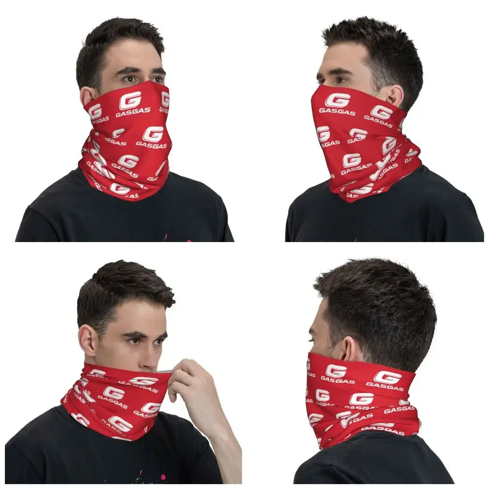 Motorcycle Windproof Neck Warmer Scarf – Printed Cycling Face Mask