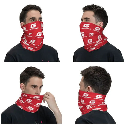 Motorcycle Windproof Neck Warmer Scarf – Printed Cycling Face Mask
