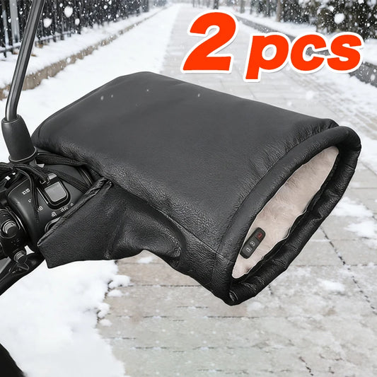Motorcycle Handlebar Muffs – Windproof Waterproof Winter Mitts