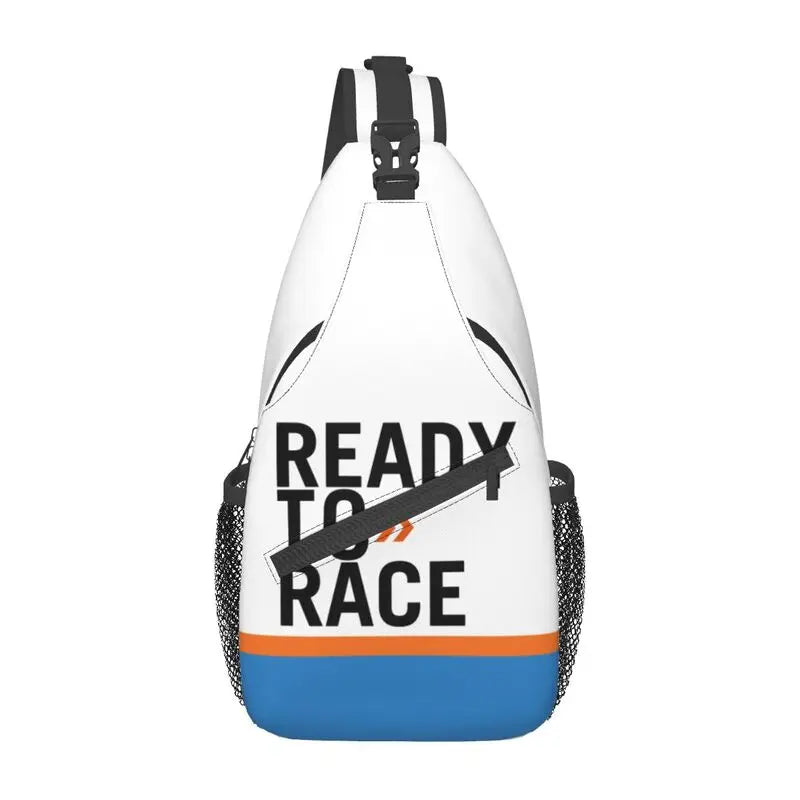 Sportliche Racing-Sling-Crossbody-Brusttasche – Schultertasche für Motorradfahrer