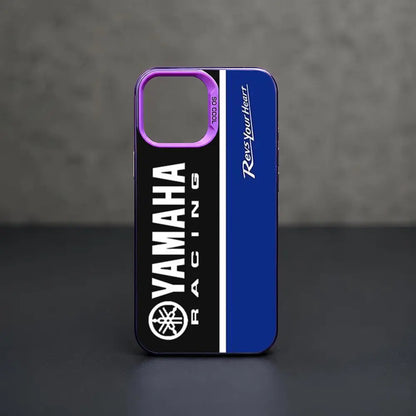 Motorcycle Graphic iPhone Case – Shockproof PC + TPU Cover