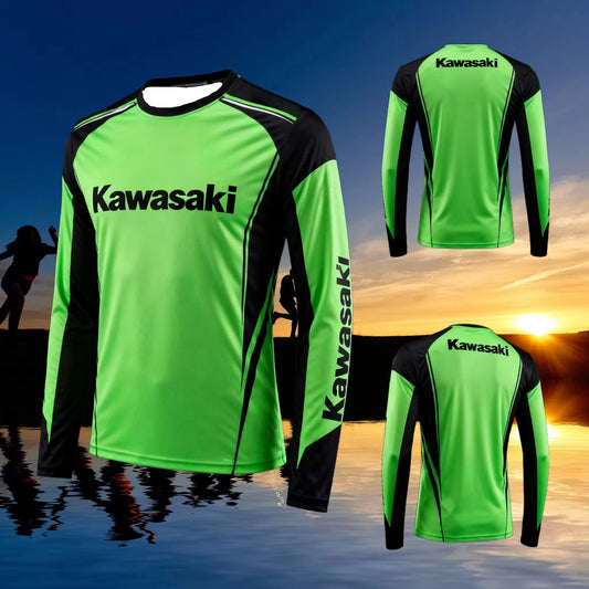 Racing Team Motorcycle Long-Sleeve Riding Shirt – Quick-Dry