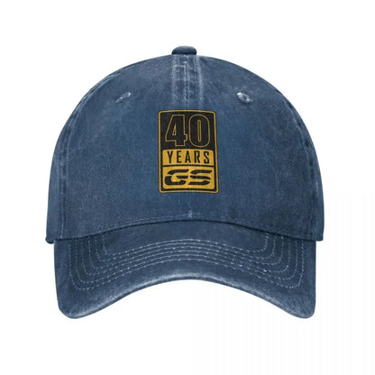 Distressed Motorcycle Baseball Cap – Washed Unisex Outdoor Hat