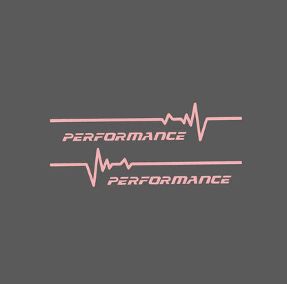 Heartbeat Vinyl Stickers – Waterproof Decals (2PCS)