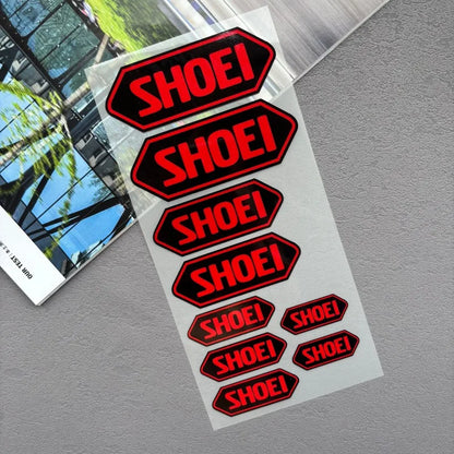 Reflective Motorcycle Helmet Sticker Set – Waterproof PVC Decal