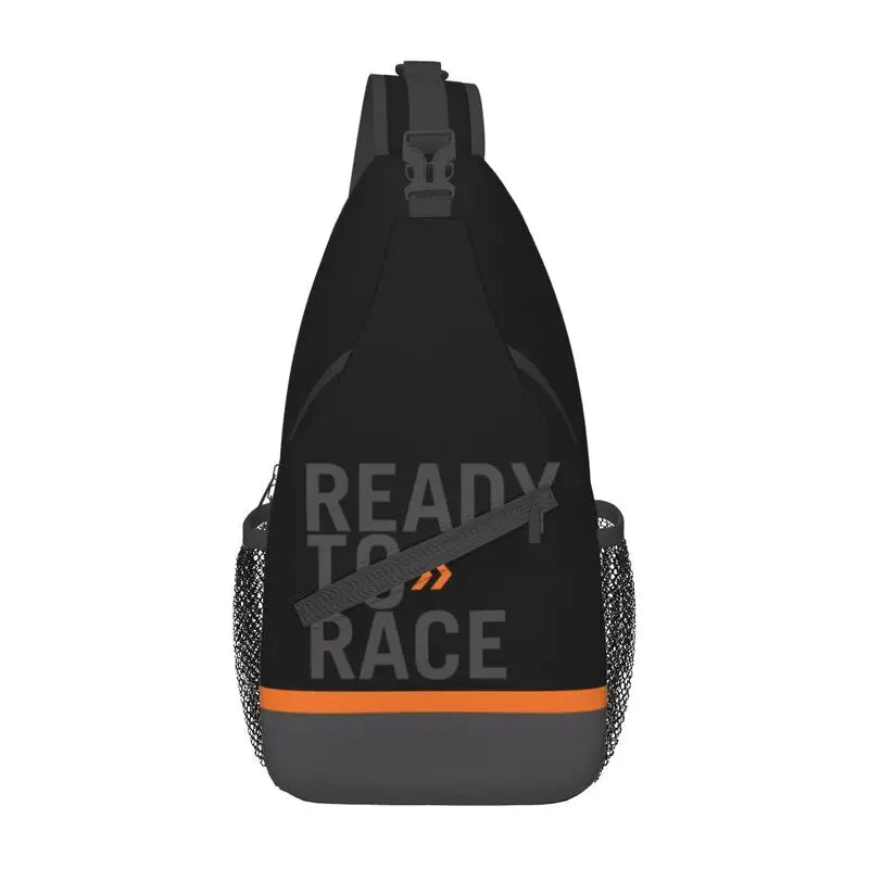 Sportliche Racing-Sling-Crossbody-Brusttasche – Schultertasche für Motorradfahrer