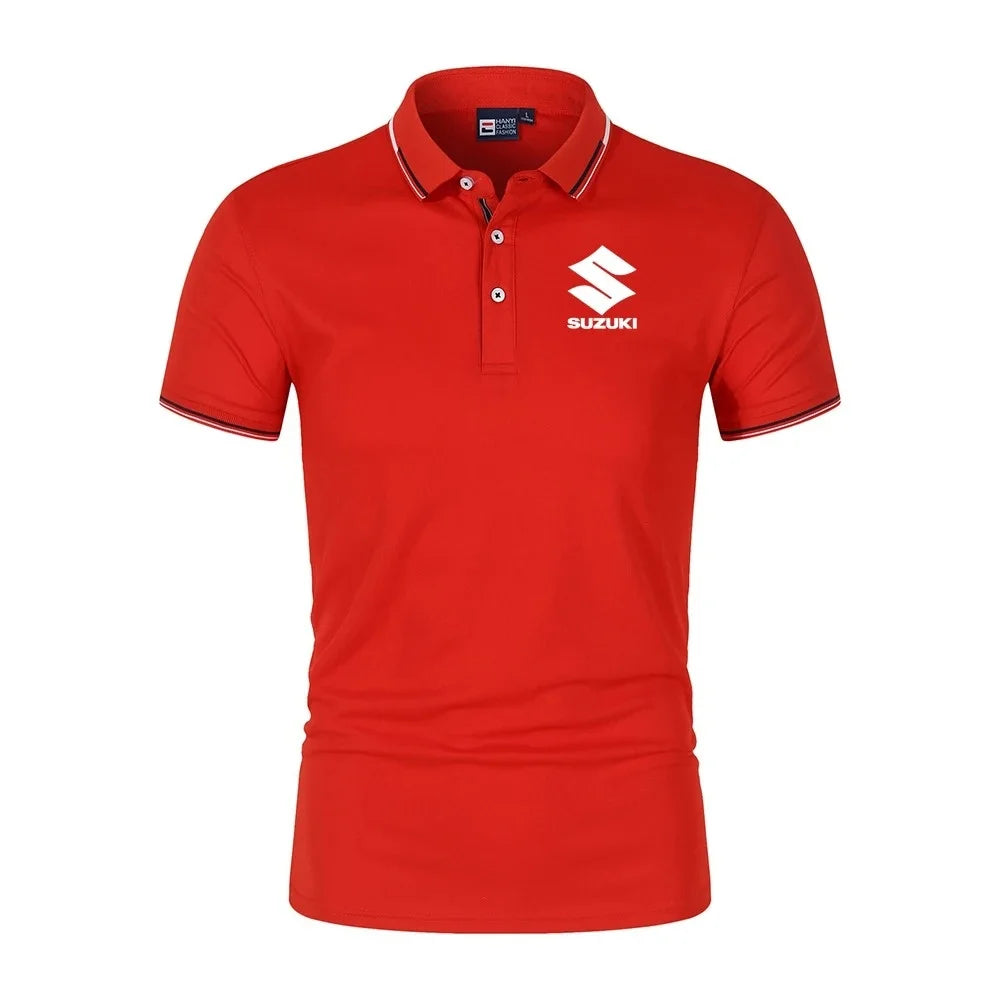 Racing Team Polo Shirt | Men's Oversized Moto Tee