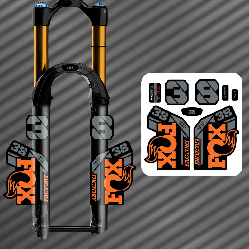 MTB 포크 보호 데칼 – 방수 PVC 스티커 필름 27.5"/29"