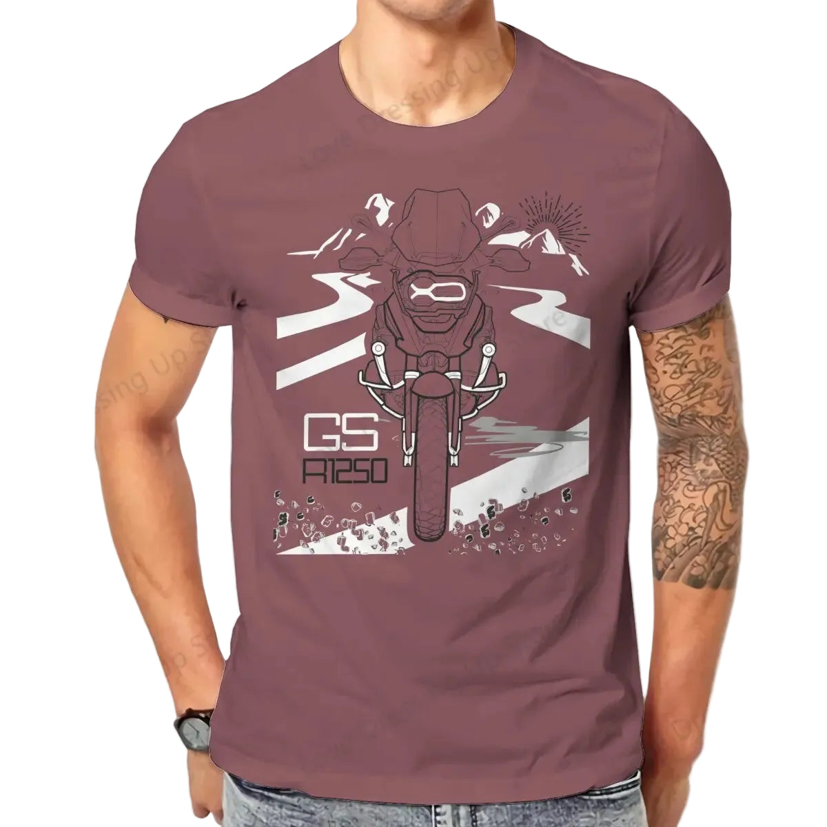 Vintage Motorcycle Graphic T-Shirt – 100% Cotton Breathable Biker Tee