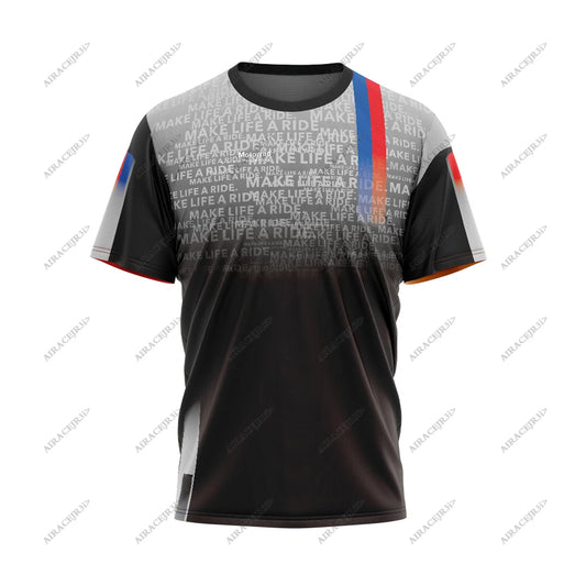 Men's Motorcycle Riding T-Shirt – Quick-Dry Racing Jersey