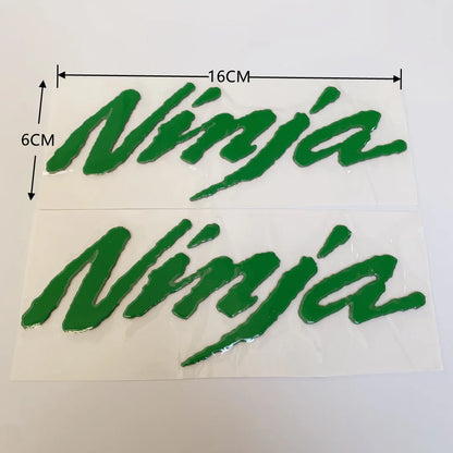 3D Motorcycle Emblem Badge Decal – Tank & Wheel Sticker