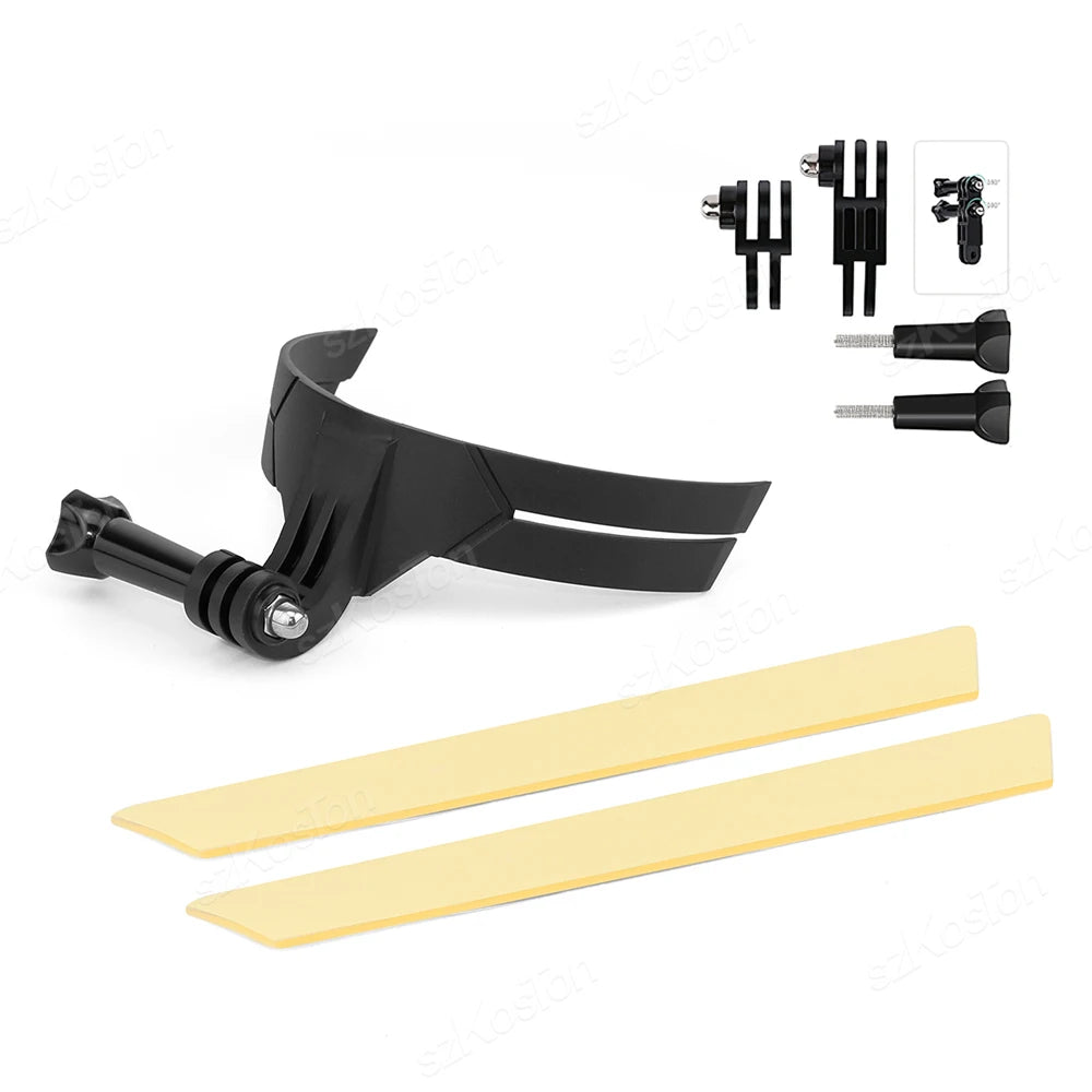 Motorcycle Helmet Chin Mount Kit for Action Camera – Full Face POV Holder