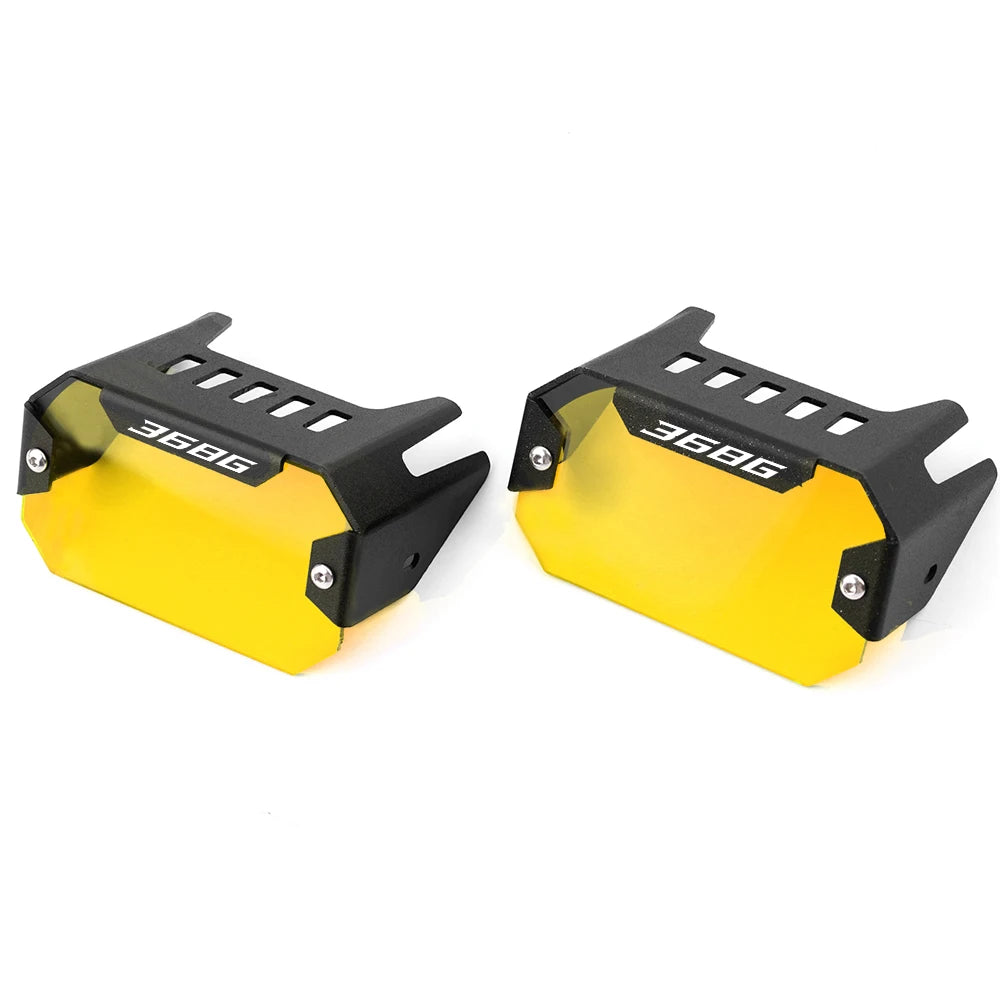 غطاء واقٍ لمصباح الضباب للدراجات النارية – واقٍ لكشاف LED من الألومنيوم المشغول بتقنية CNC | 368G 2024-2026