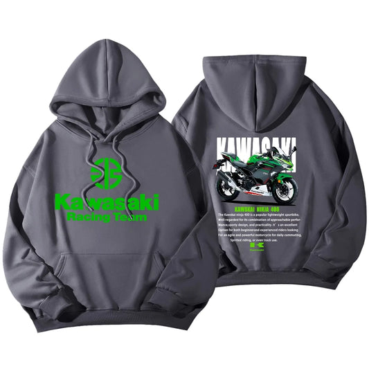 Ninja 400 Racing Team Hoodie – Motorcycle Print Sweatshirt