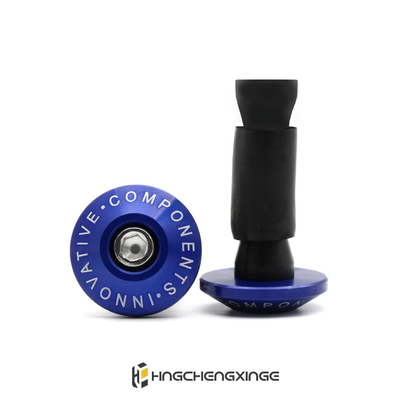 CNC Aluminum Handlebar End Plugs – Slim Profile 8 Colors Universal