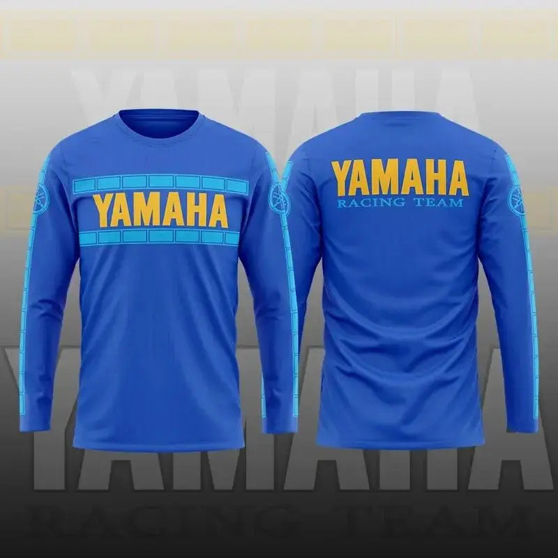 Motorsport Racing Team Long Sleeve Tee – Breathable Quick-Dry Moto Shirt