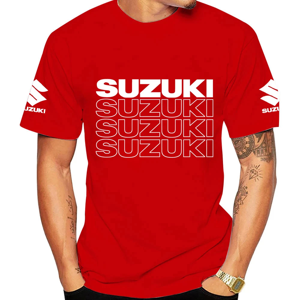 Racing Motorcycle Graphic T-Shirt | Men's 100% Cotton Moto Tee