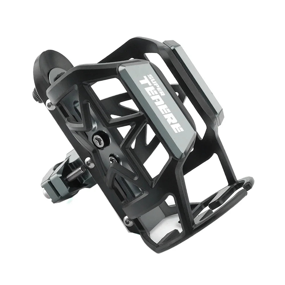 CNC Aluminum Motorcycle Water Bottle Cage – Handlebar Cup Holder | 7 Colors