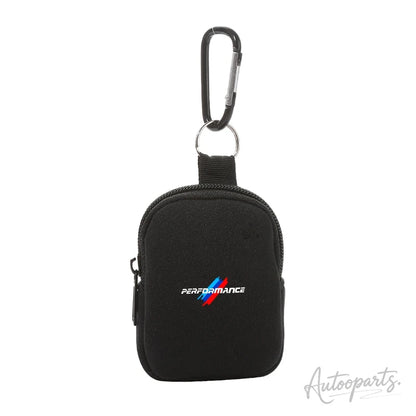 Performance Mini Coin Purse – Zipper Key Pouch with Carabiner Clip