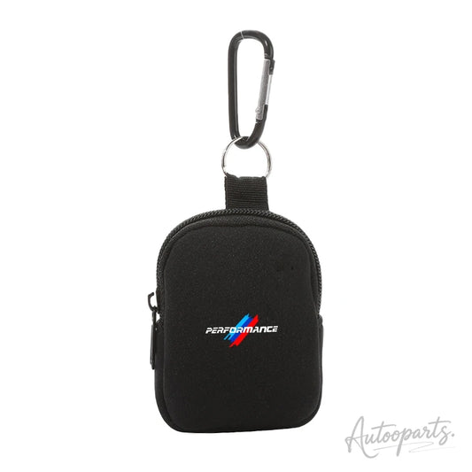 Performance Mini Coin Purse – Zipper Key Pouch with Carabiner Clip