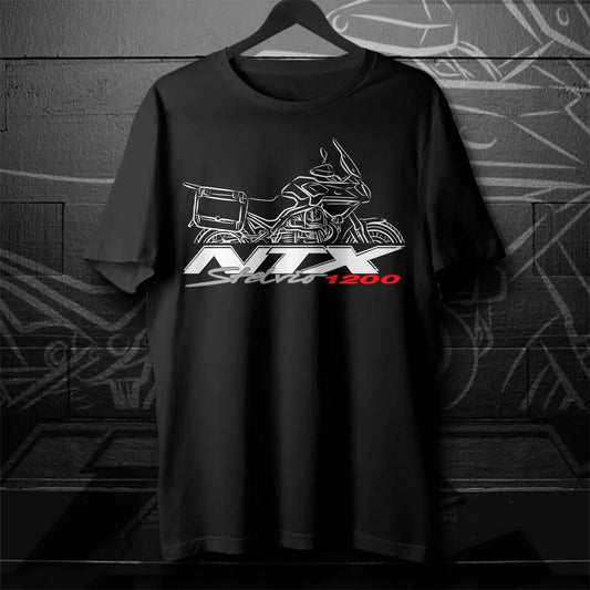 Moto Guzzi Stelvio 1200 NTX Graphic T-Shirt — Heavyweight Cotton