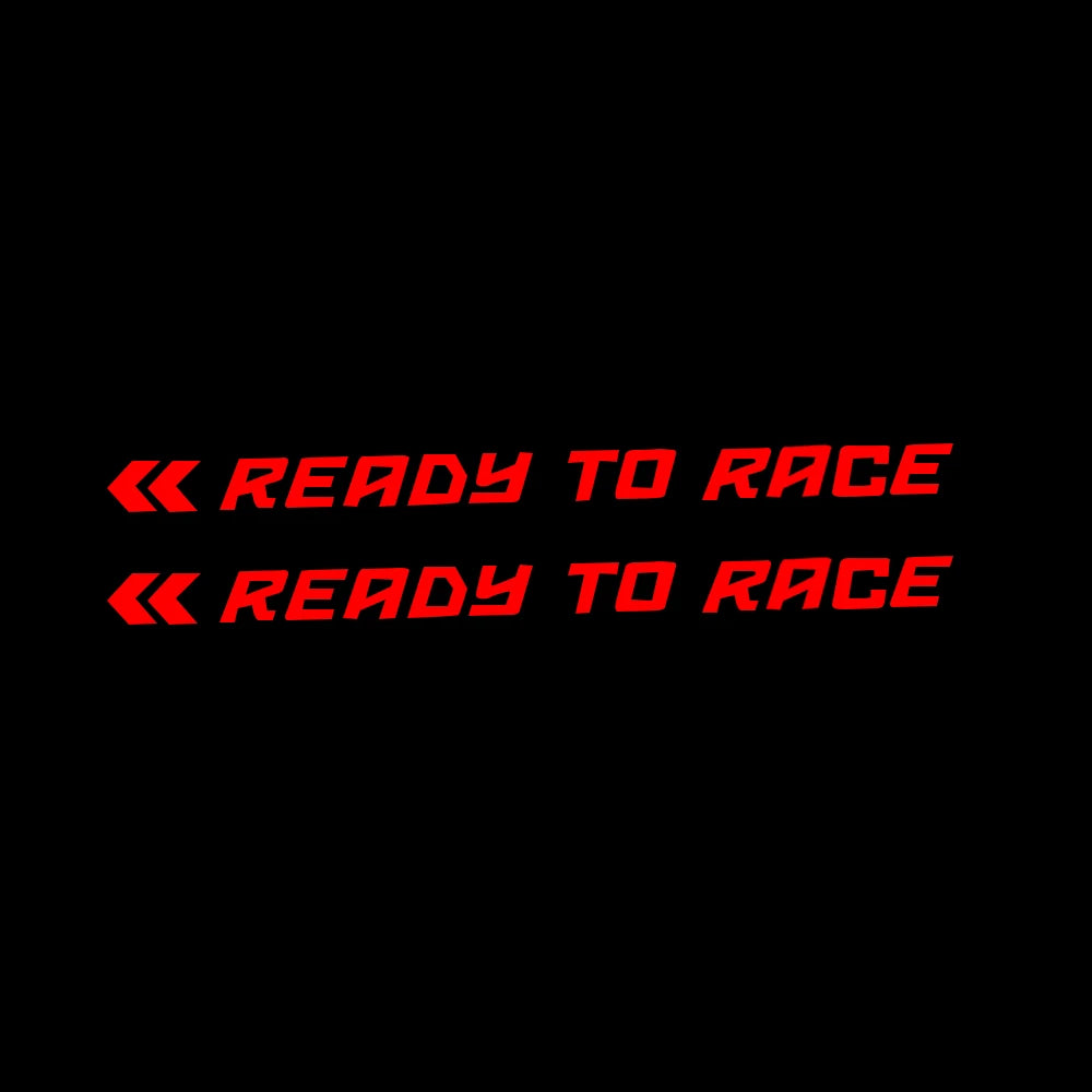 Ready To Race Motorcycle Stickers – Set of 2 PCS