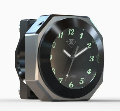 Motorcycle Handlebar Clock & Thermometer — IPX7 Waterproof Luminous