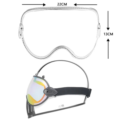 Retro Motorcycle Helmet Goggles – Bubble Lens All-Season