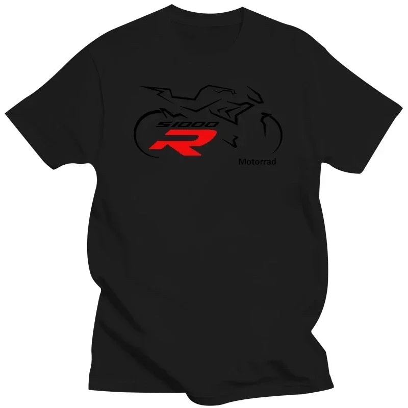 Motorcycle Graphic T-Shirt for Men – 100% Cotton Moto Tee