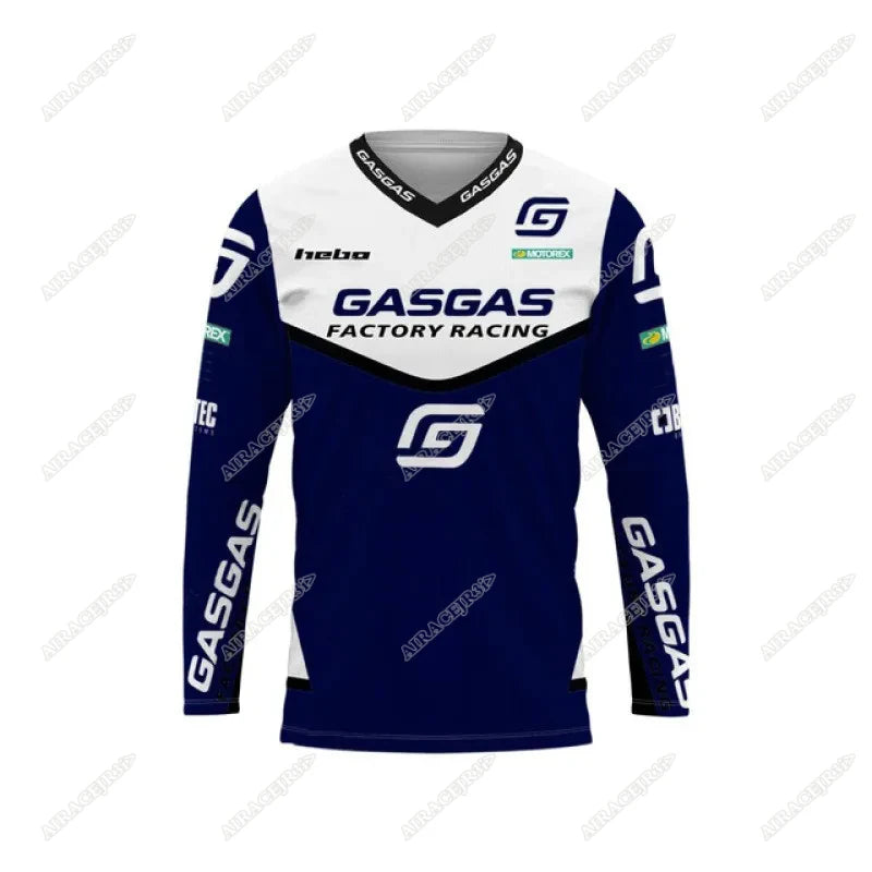 Motocross Enduro Long-Sleeve Racing Jersey – Quick-Dry Anti-UV Sublimation