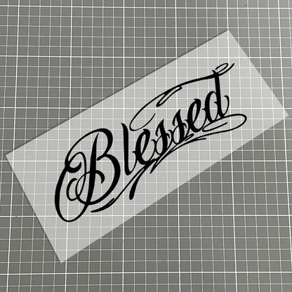 Blessed Motorcycle Sticker – Waterproof Vinyl Decal